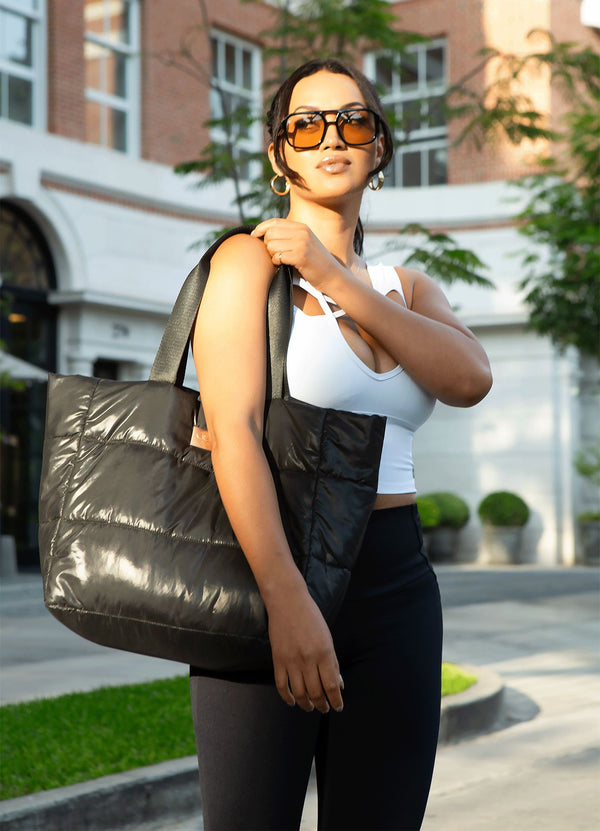 BOLSO PUFF-NEGRO ACCESORIOS WIN 
