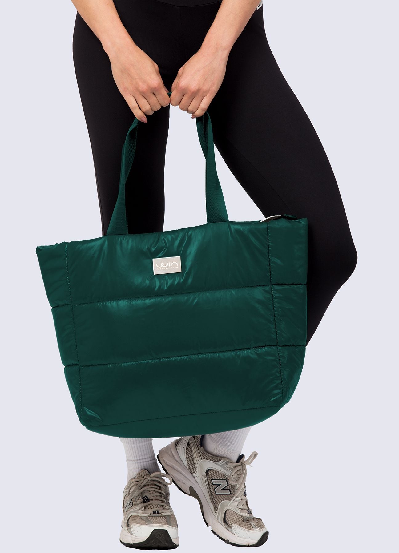 BOLSO PUFF - VERDE BOTELLA BOLSO WIN ROPA DEPORTIVA 