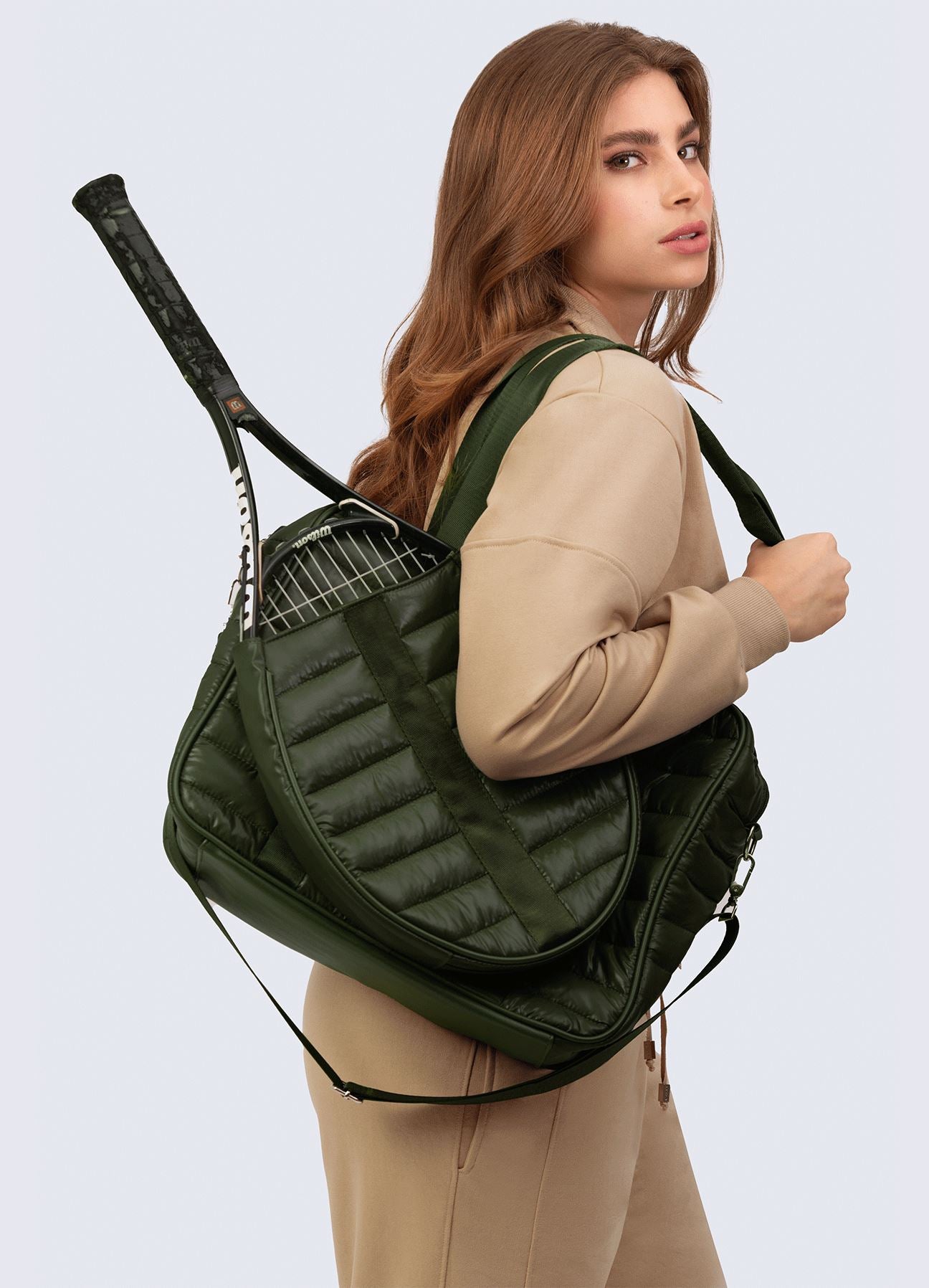 BOLSO TENNIS-VERDE MILITAR BOLSO WIN 