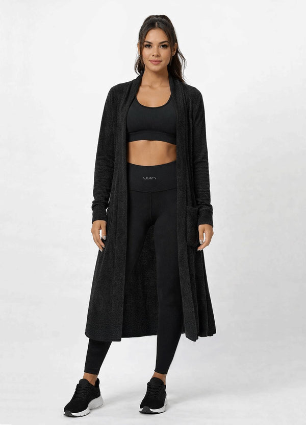 CARDIGAN TEMPO - NEGRO CARDIGAN WIN ROPA DEPORTIVA Negro S 