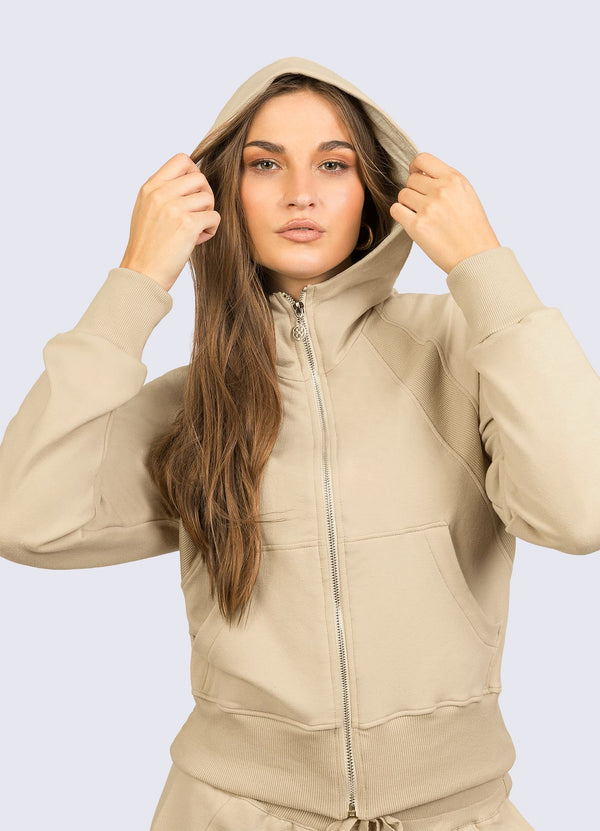 CASACA ATHLEISURE - BEIGE WIN ROPA DEPORTIVA BEIGE S 