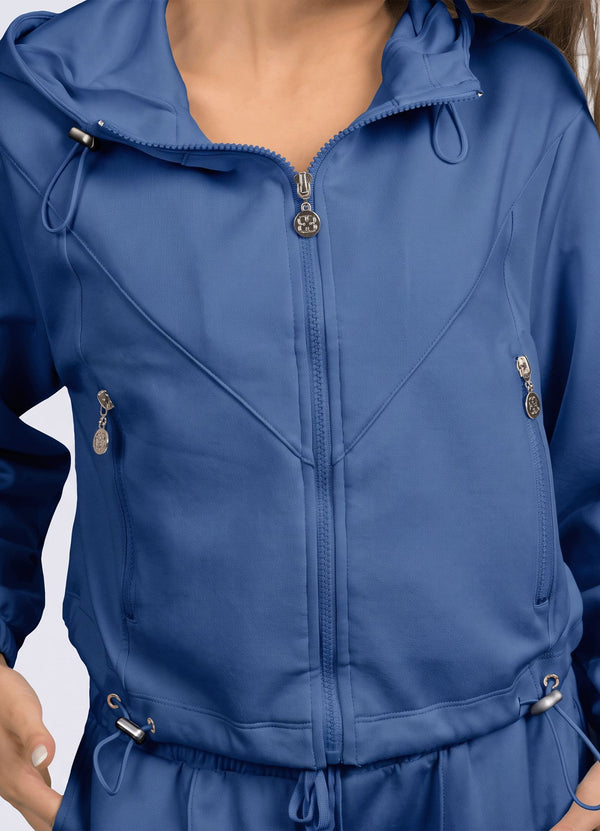 CASACA COMFORT - AZUL ACERO CASACAS WIN ROPA DEPORTIVA 