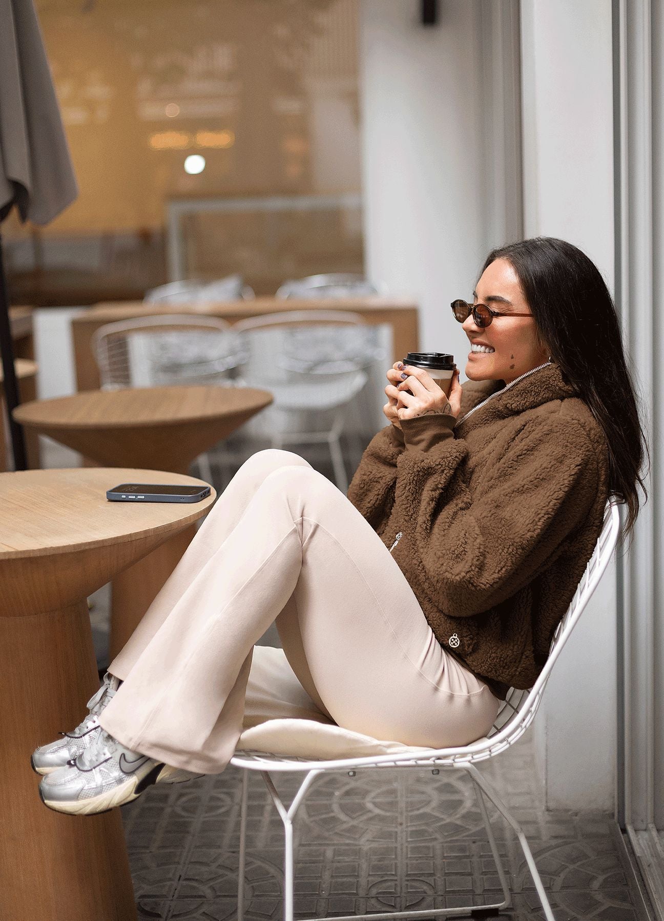 Chaqueta de Forro Polar Mujer | Casaca Marron | WIN ROPA DEPORTIVA