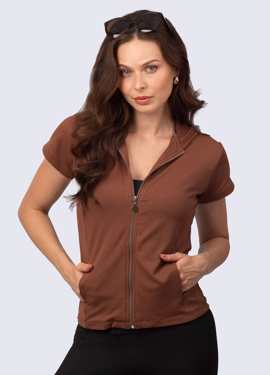 CASACA ULTRA - MARRON OSCURO CASACAS WIN ROPA DEPORTIVA Marrón Oscuro STANDARD 