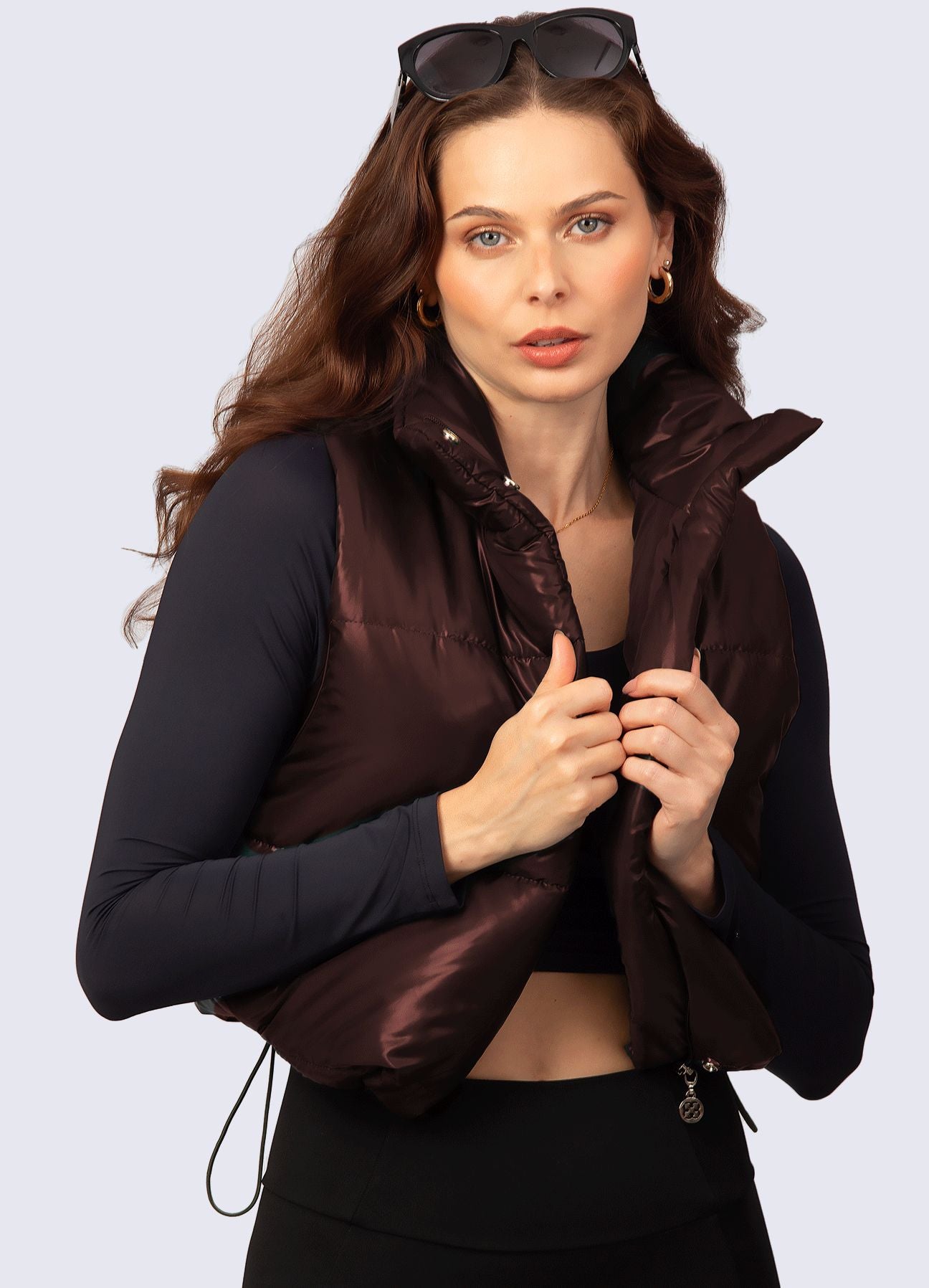 CHALECO PUFF - MARRON OSCURO CASACAS WIN ROPA DEPORTIVA 