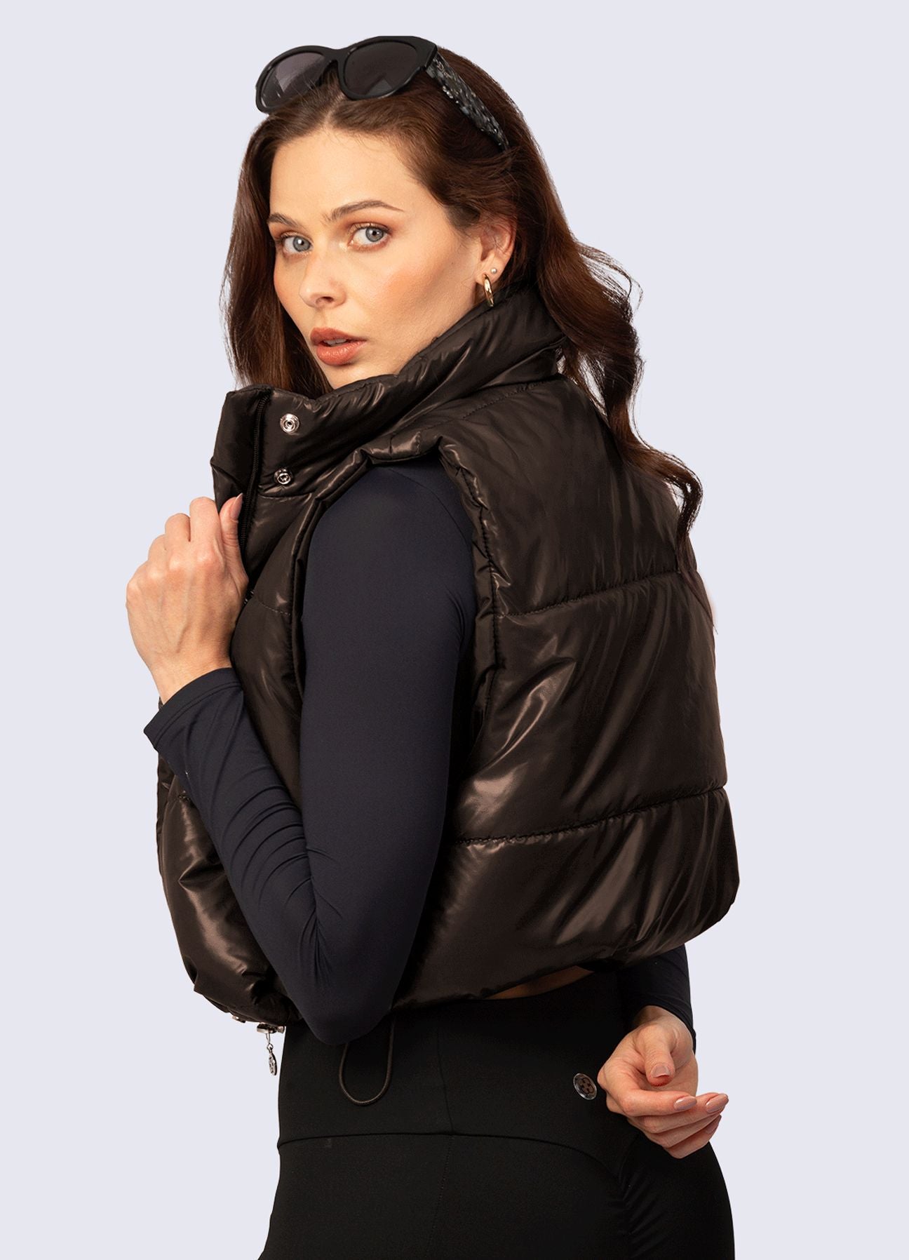 CHALECO PUFF - MARRON OSCURO CASACAS WIN ROPA DEPORTIVA 