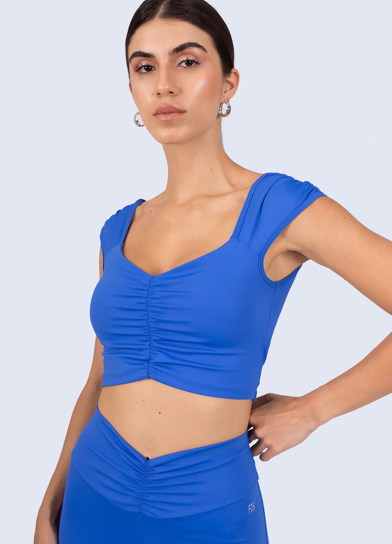 CROP EMANA FLOW - AZUL CROPS WINropadeportiva S Azul 