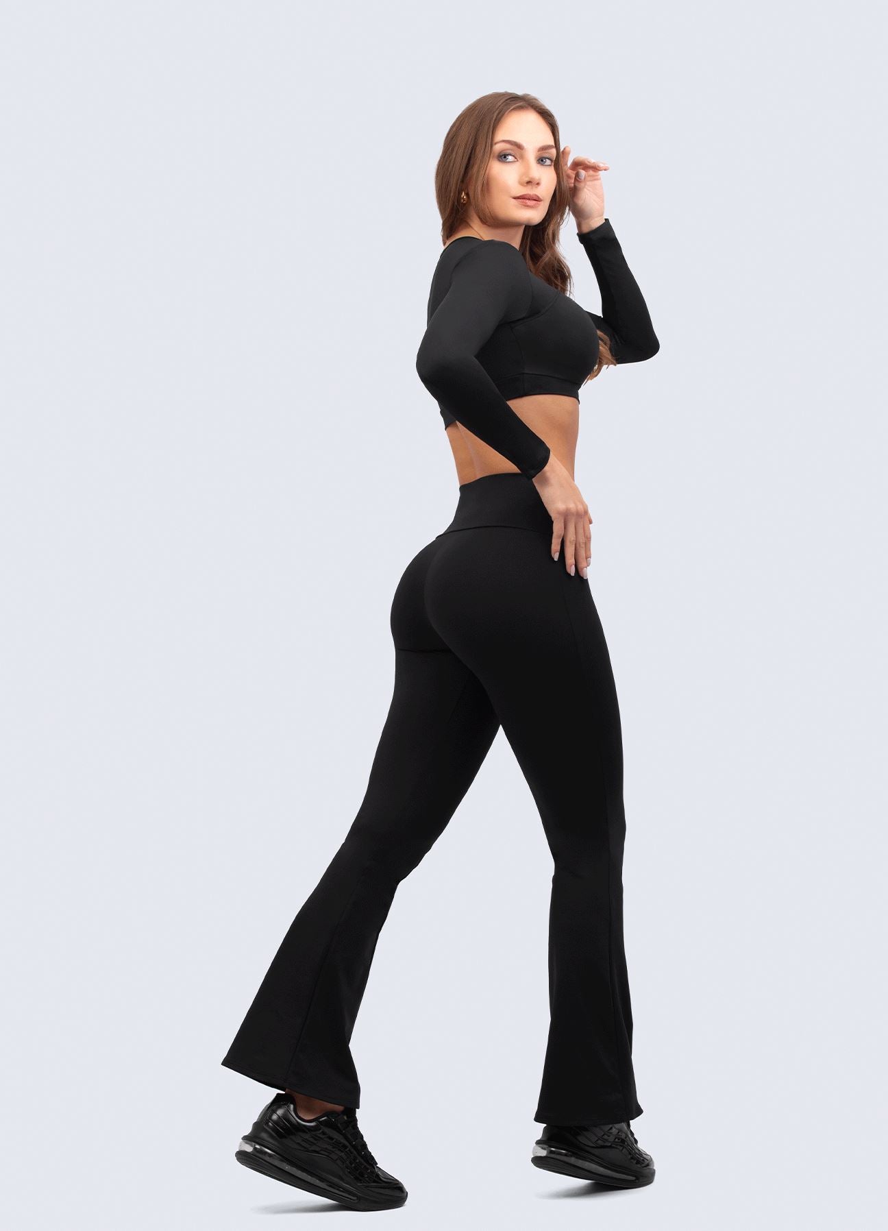 CROP FIND YOUR FIRE-NEGRO CROPS WIN ROPA DEPORTIVA 