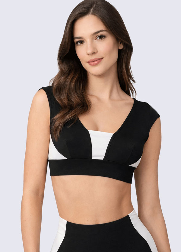 CROP PERFECTLY - NEGRO/BLANCO CROPS WIN ROPA DEPORTIVA S Negro-Blanco 