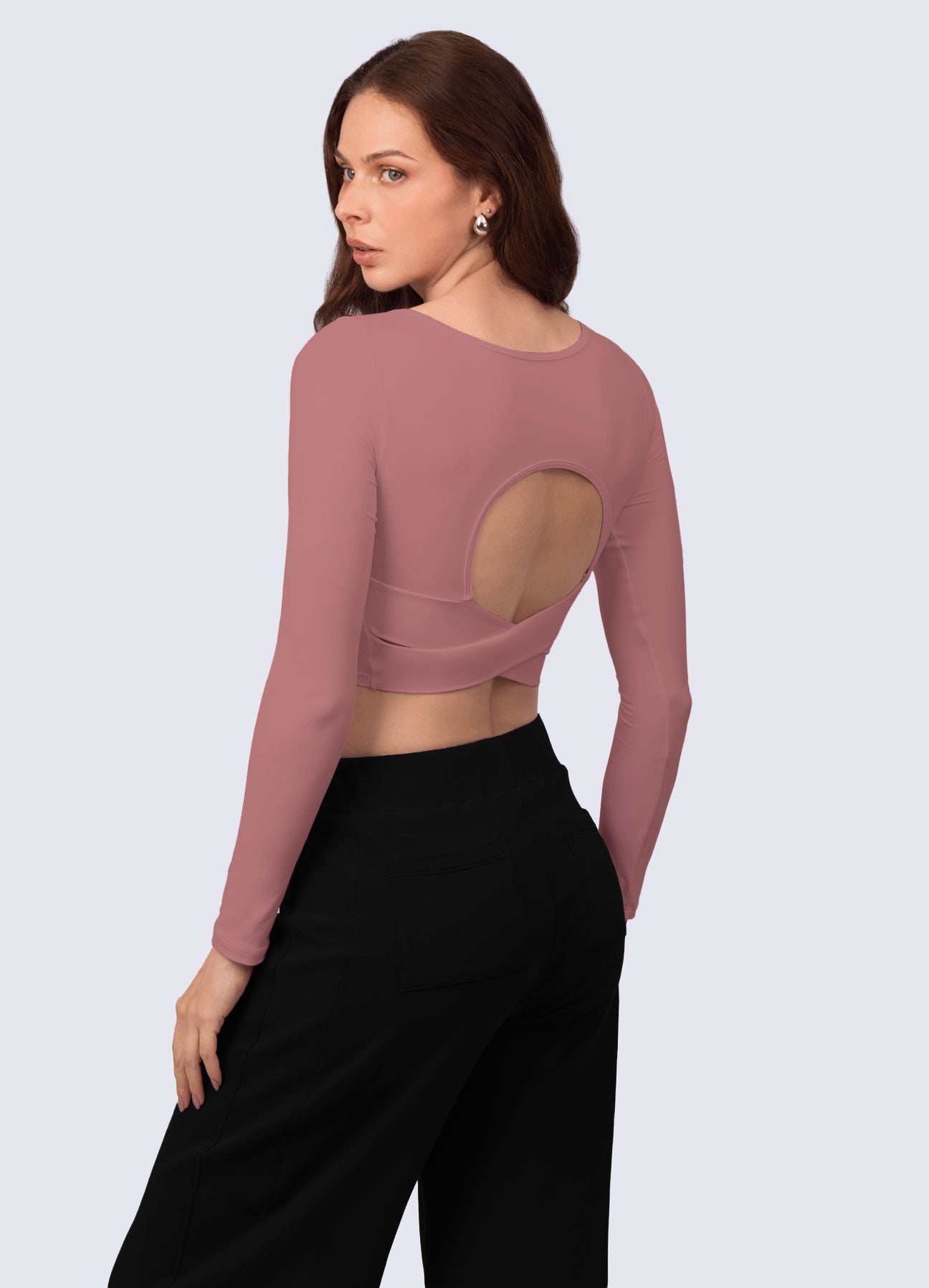 CROP ULTRA CONTROL ROSA OSCURO CROPS WIN ROPA DEPORTIVA 