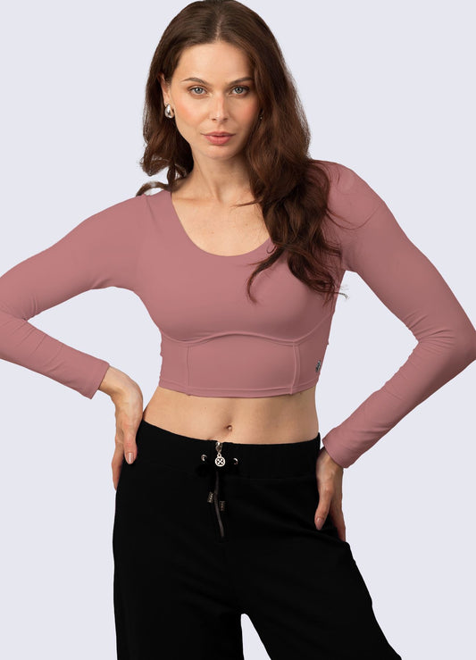 CROP ULTRA CONTROL ROSA OSCURO CROPS WIN ROPA DEPORTIVA rosa-oscuro S 