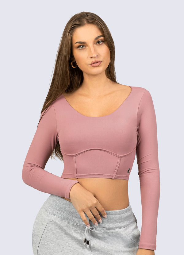 CROP ULTRA CONTROL ROSA OSCURO CROPS WIN ROPA DEPORTIVA rosa-oscuro S 
