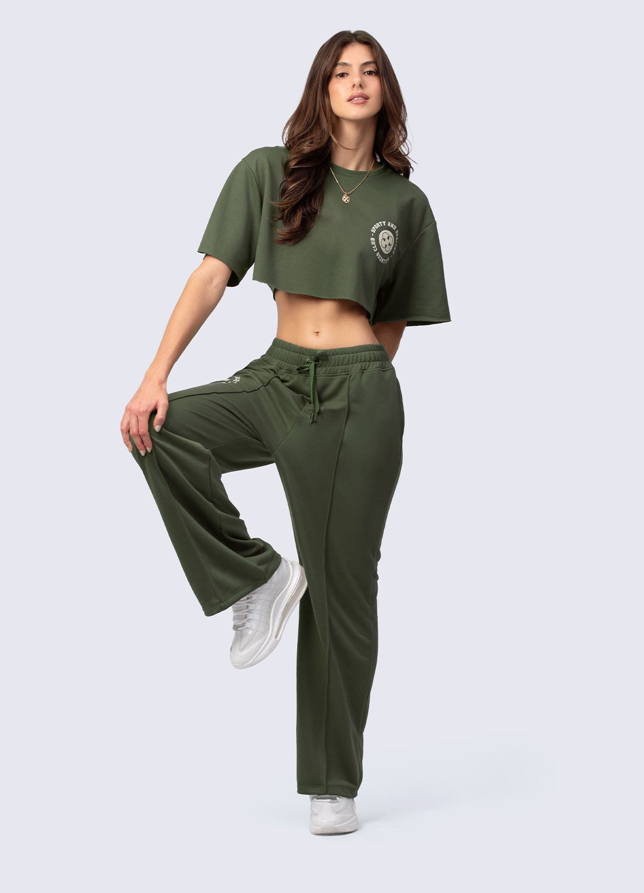 CROP WELLNESS-Verde Militar CROPS WINropadeportiva 