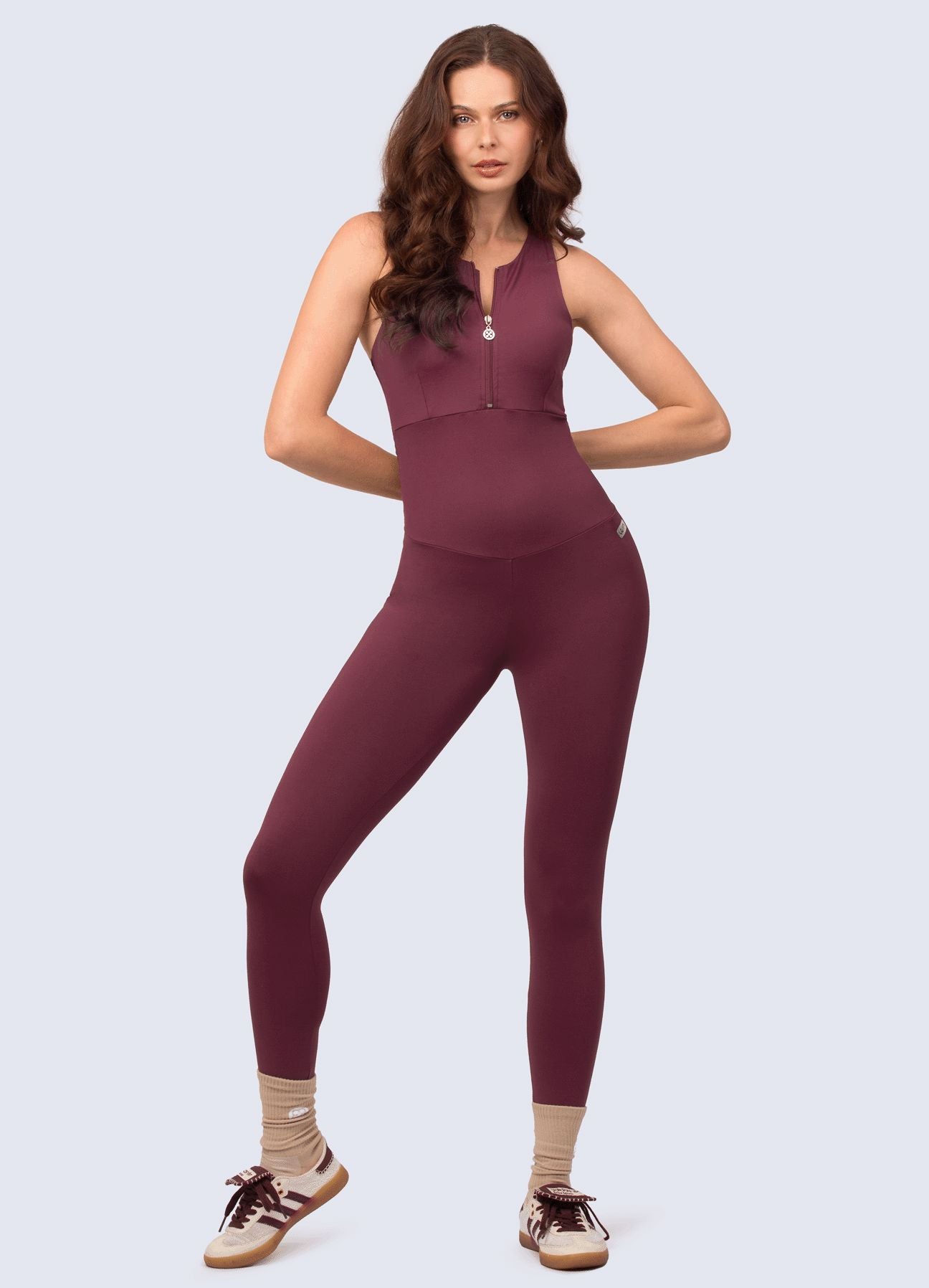 ENTERIZO EMANA CURVE UP - GUINDA ENTERIZOS WIN ROPA DEPORTIVA 