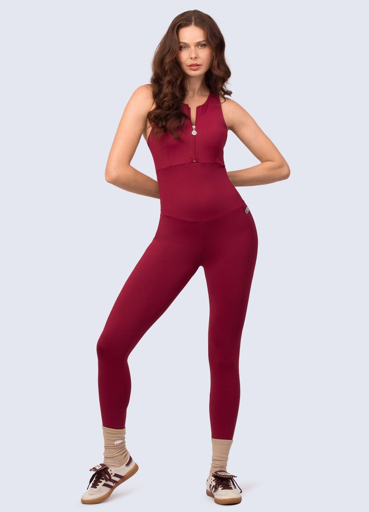 ENTERIZO EMANA CURVE UP - ROJO OSCURO ENTERIZOS WIN ROPA DEPORTIVA 