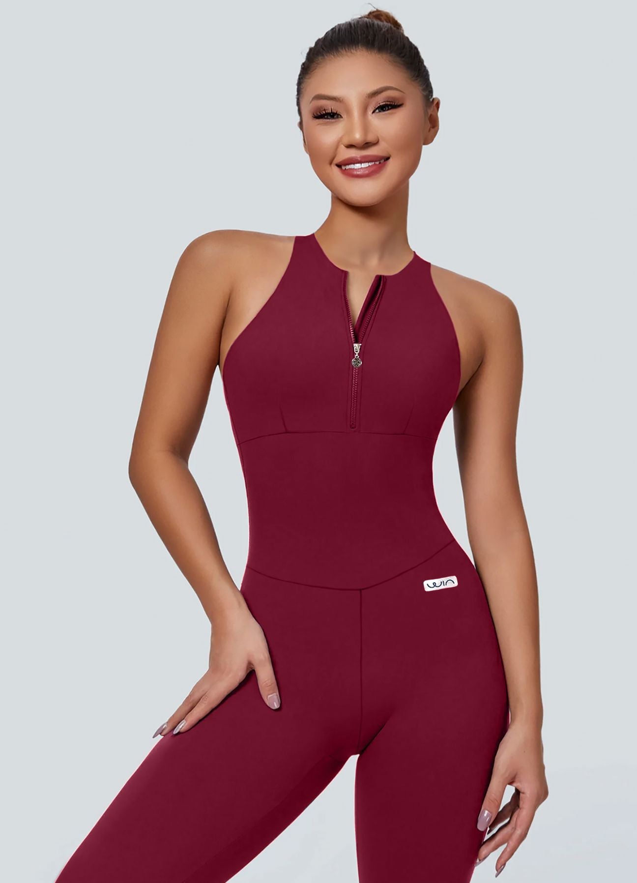ENTERIZO EMANA CURVE UP - ROJO OSCURO ENTERIZOS WIN ROPA DEPORTIVA ROJO OSCURO S 