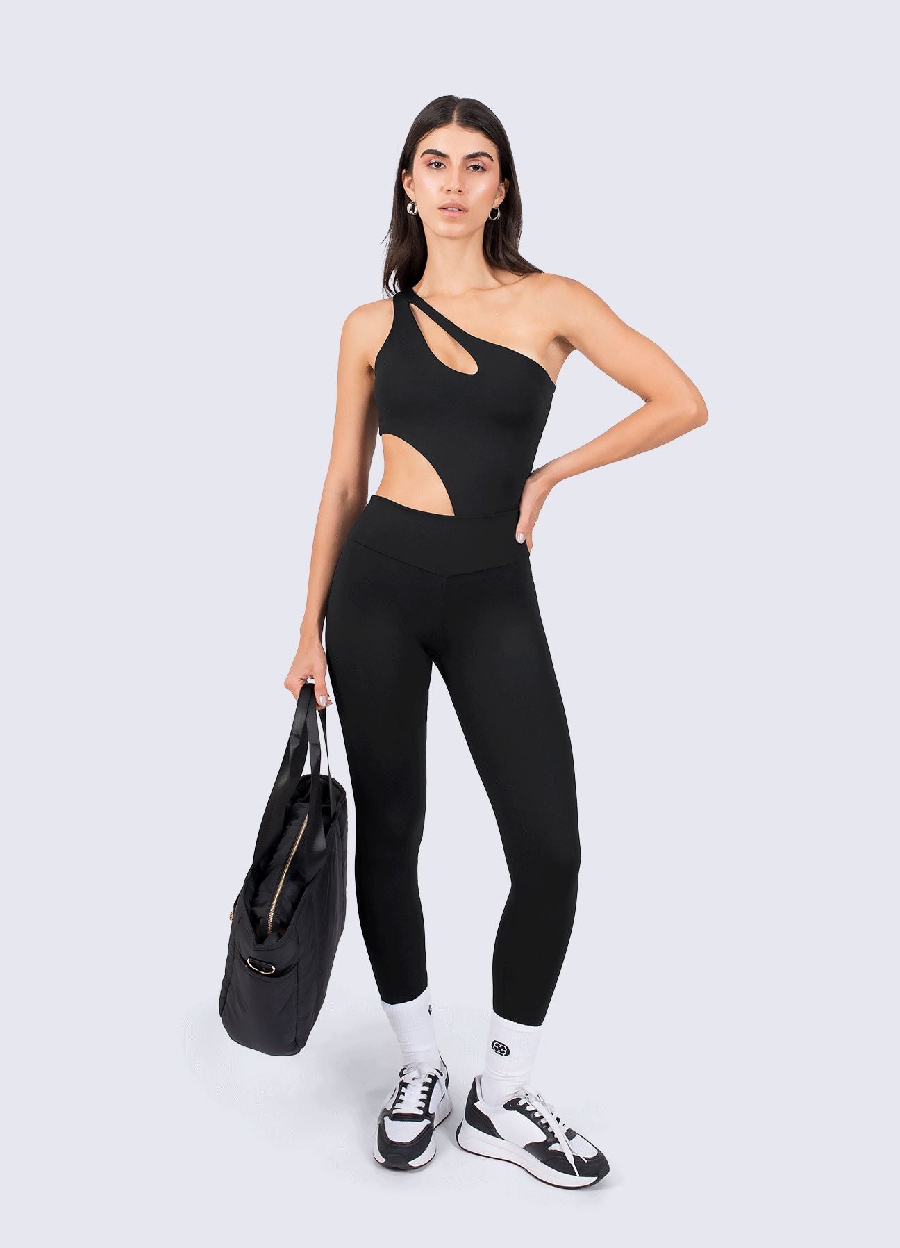 ENTERIZO EMANA POWER CUT - NEGRO ENTERIZOS WIN ROPA DEPORTIVA 
