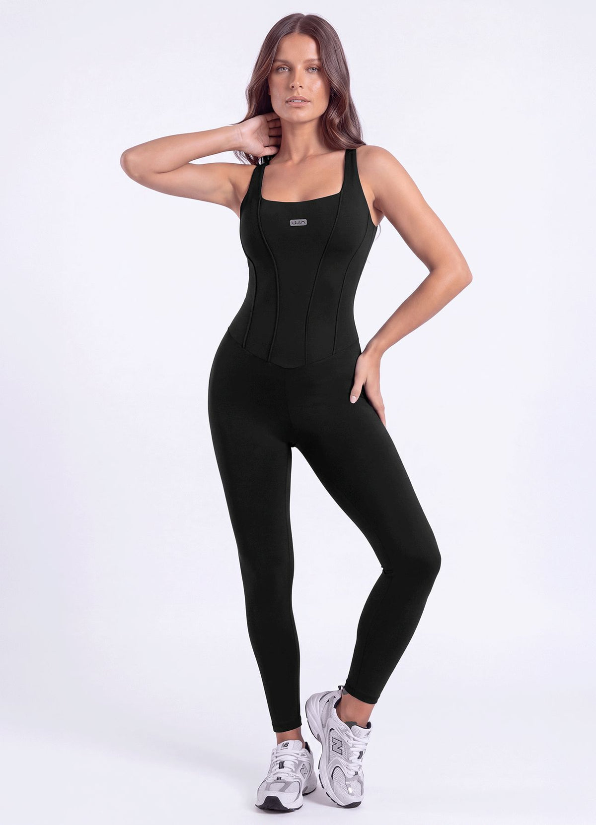 ENTERIZO EMANA PULSE - NEGRO ENTERIZOS WIN ROPA DEPORTIVA NEGRO S 