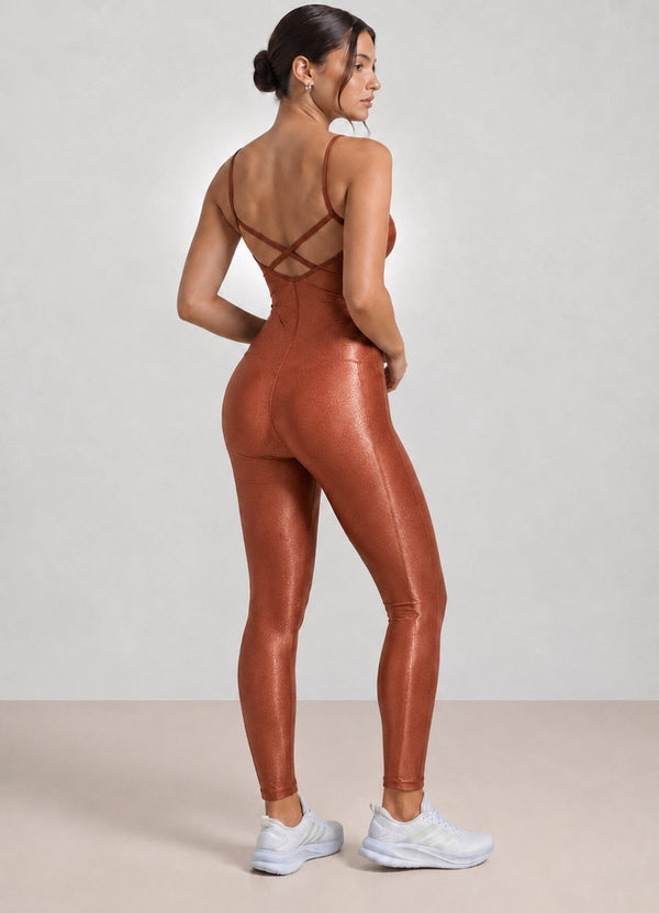 ENTERIZO EMANA RADIANCE - TERRACOTA ENTERIZOS WIN ROPA DEPORTIVA TERRACOTA S 