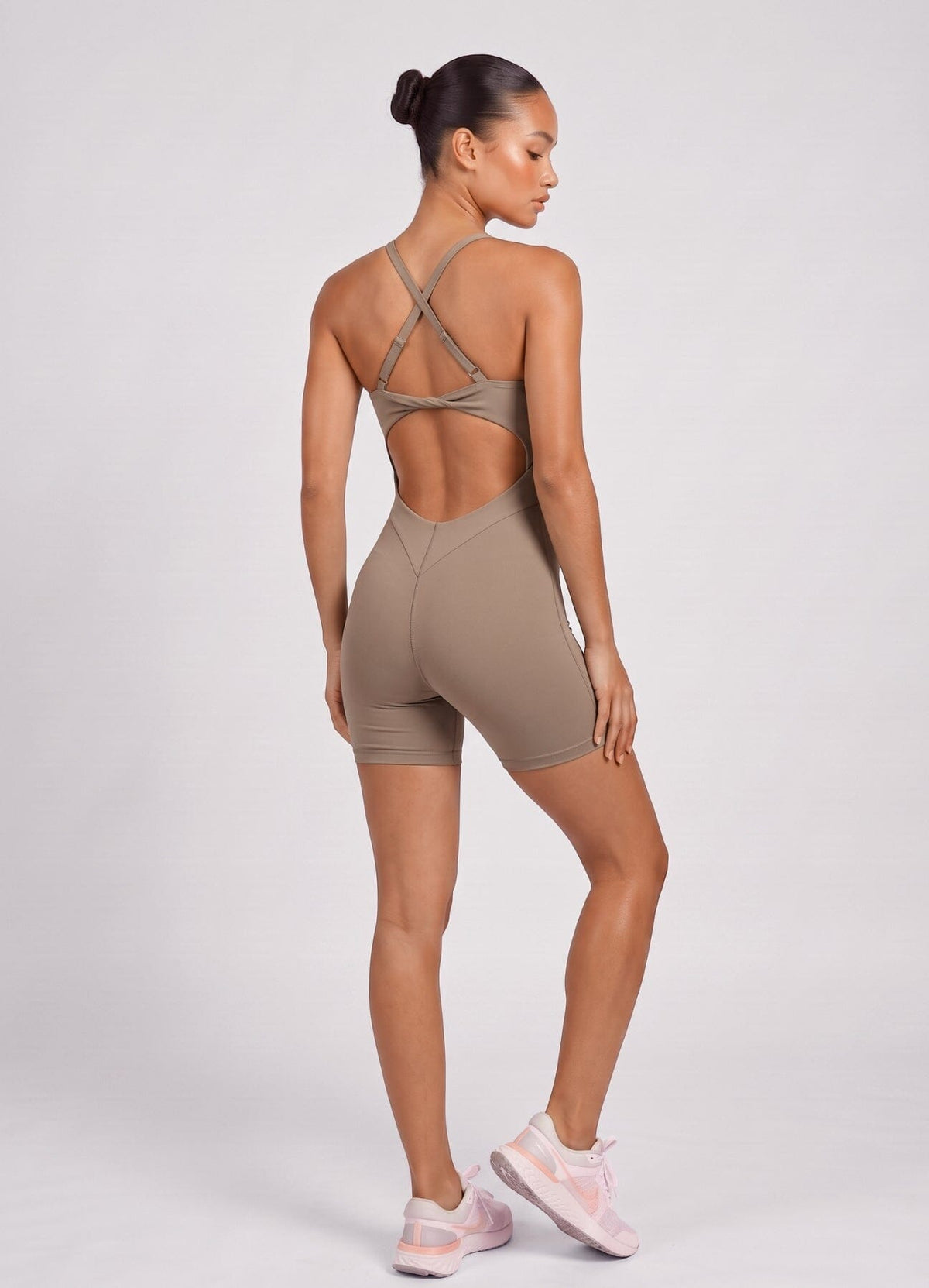 ENTERIZO EMANA SLOW - MARRON ALAMO ENTERIZOS WIN ROPA DEPORTIVA 