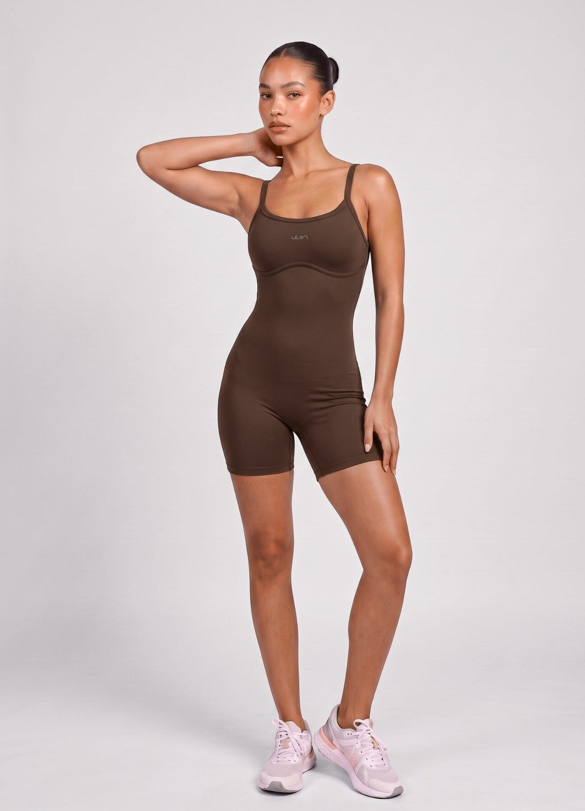 ENTERIZO EMANA SLOW - MARRON OSCURO ENTERIZOS WIN ROPA DEPORTIVA 