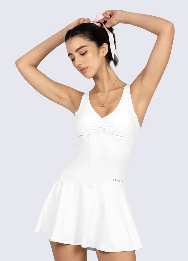 ENTERIZO FALDA PRESSURE-BLANCO ENTERIZOS WINropadeportiva BLANCO S 