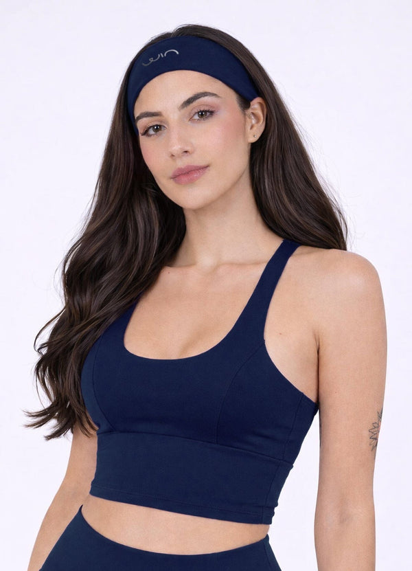 HEADBAND PERFORMANCE - AZUL MARINO ACCESORIOS WIN ROPA DEPORTIVA AZUL MARINO STANDARD 