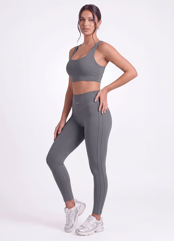 LEGGING EMANA AURA - GRIS LEGGINGS WIN ROPA DEPORTIVA GRIS S 