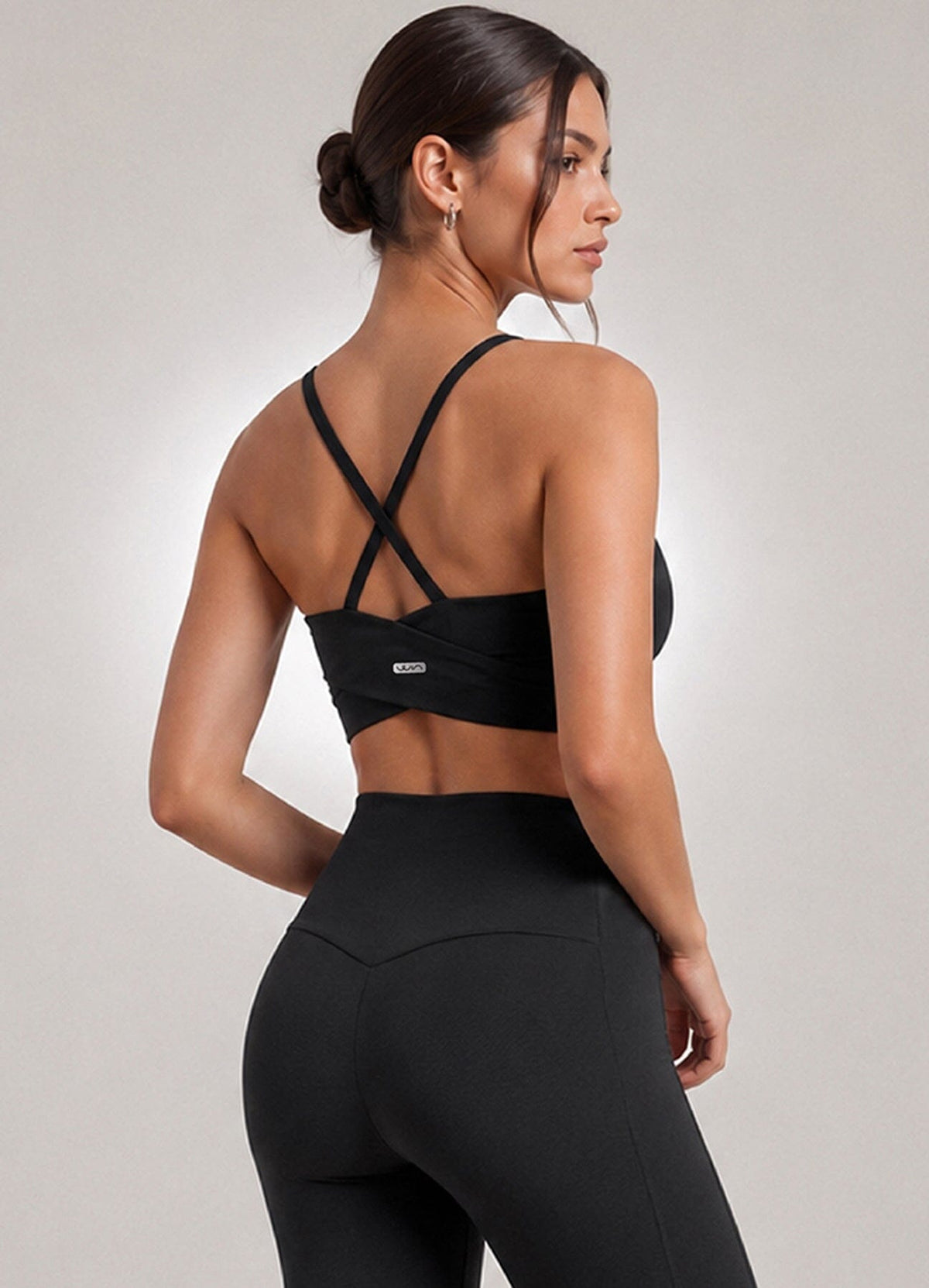 LEGGING EMANA AURA - NEGRO LEGGINGS WIN ROPA DEPORTIVA 