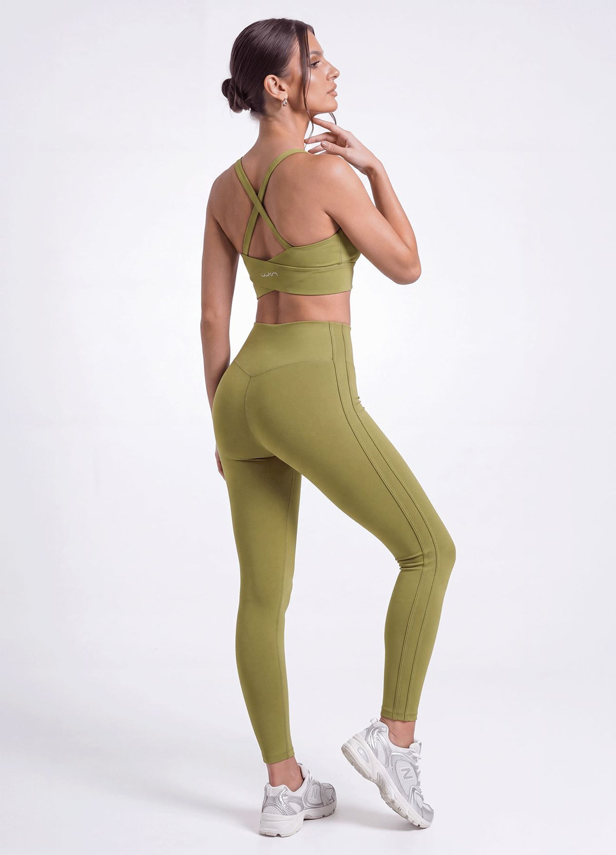 LEGGING EMANA AURA - PISTACHO LEGGINGS WIN ROPA DEPORTIVA 