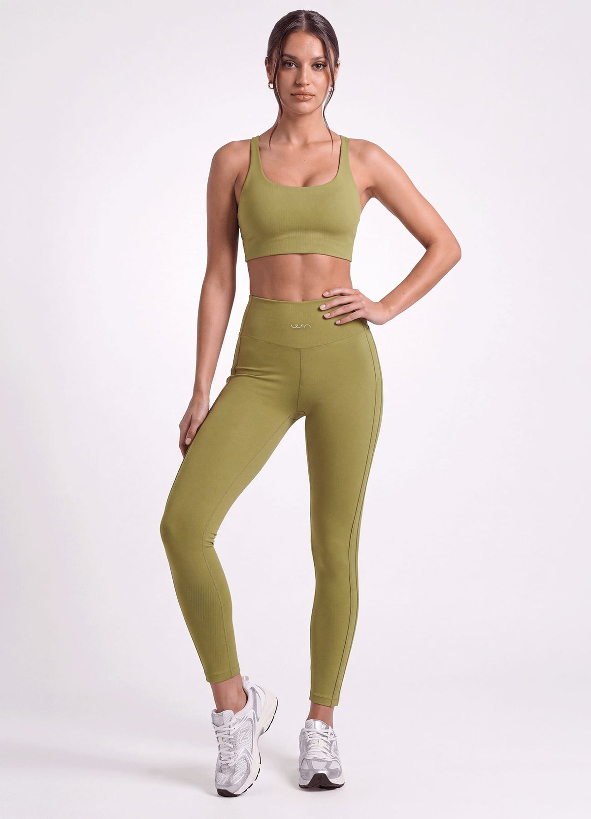 LEGGING EMANA AURA - PISTACHO LEGGINGS WIN ROPA DEPORTIVA 