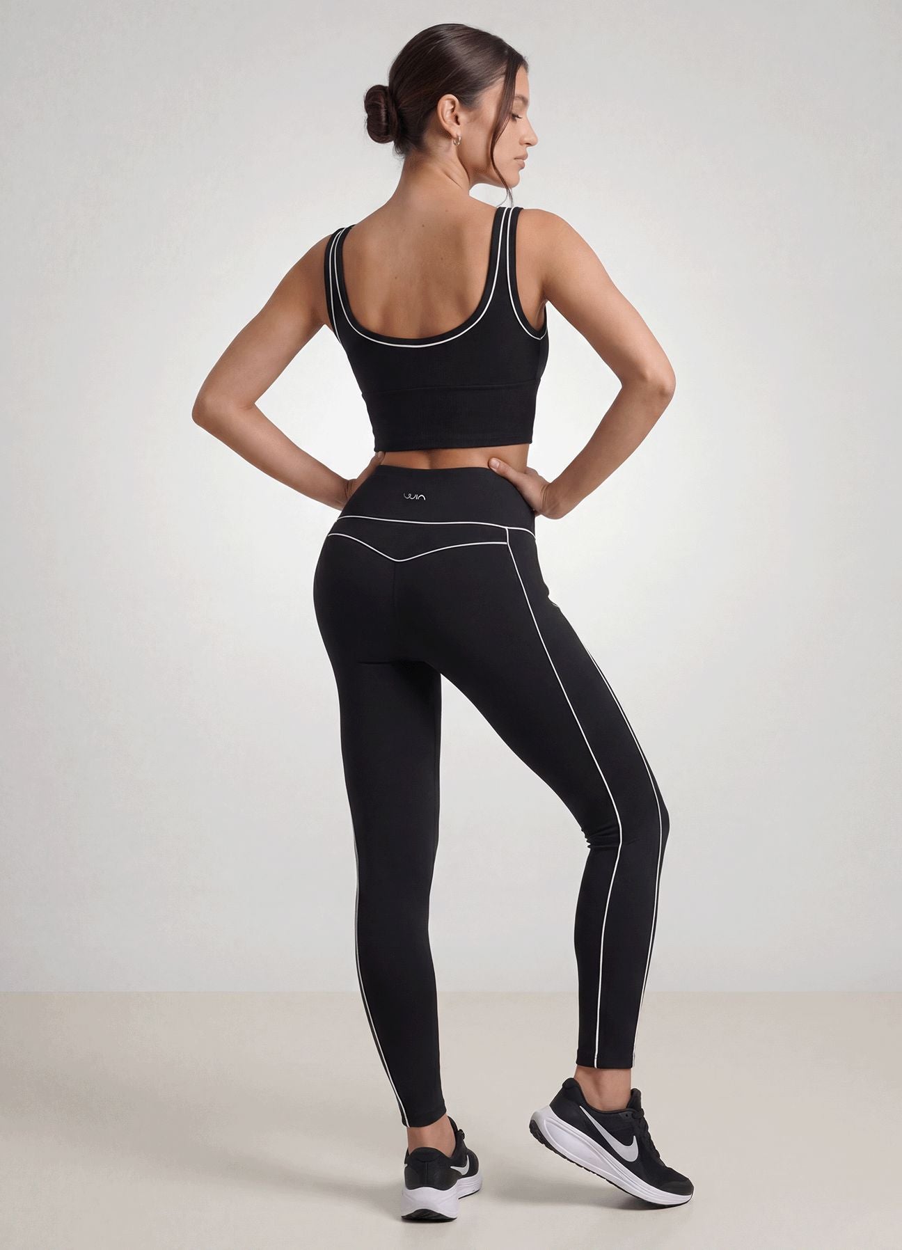 LEGGING EMANA COMPACT- NEGRO LEGGINGS WIN ROPA DEPORTIVA 