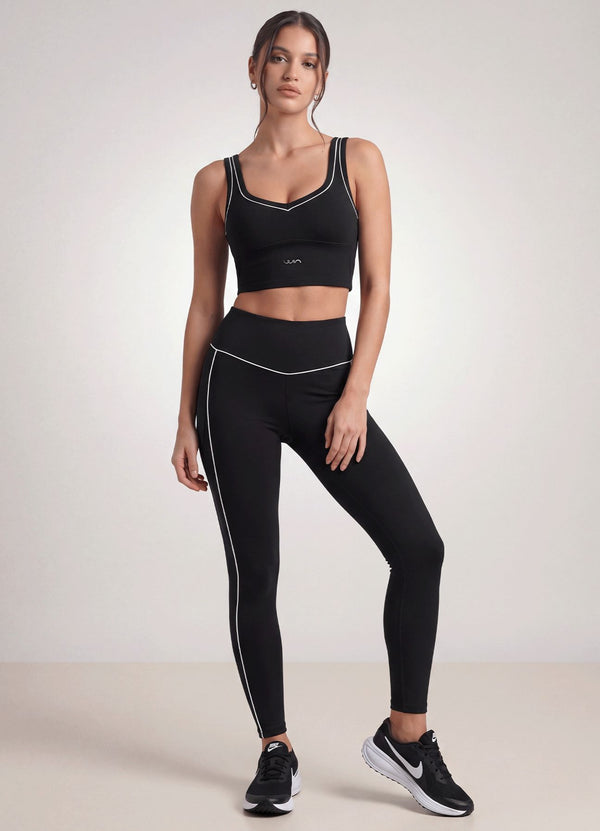 LEGGING EMANA COMPACT- NEGRO LEGGINGS WIN ROPA DEPORTIVA NEGRO S 