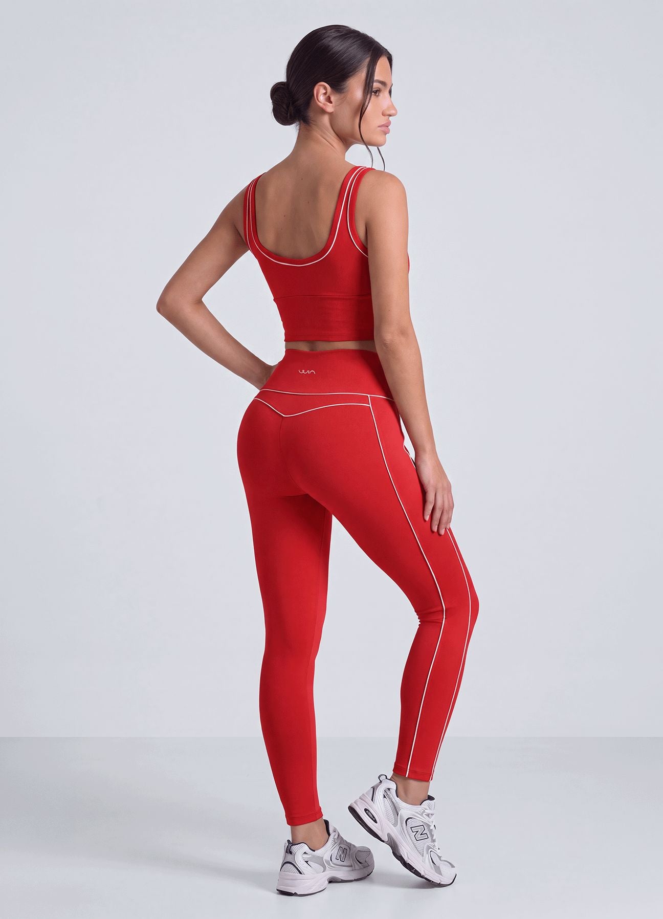 LEGGING EMANA COMPACT- ROJO LEGGINGS WIN ROPA DEPORTIVA 