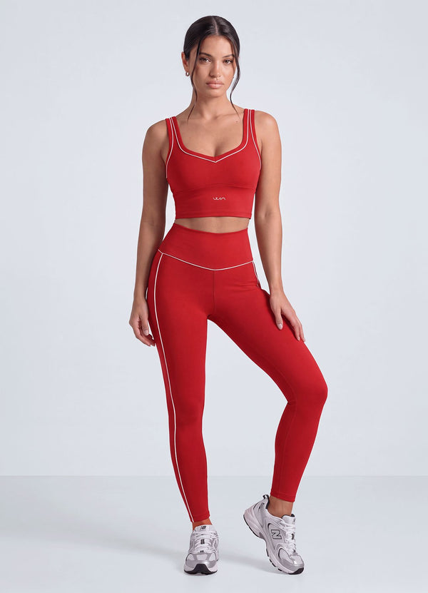 LEGGING EMANA COMPACT- ROJO LEGGINGS WIN ROPA DEPORTIVA ROJO S 