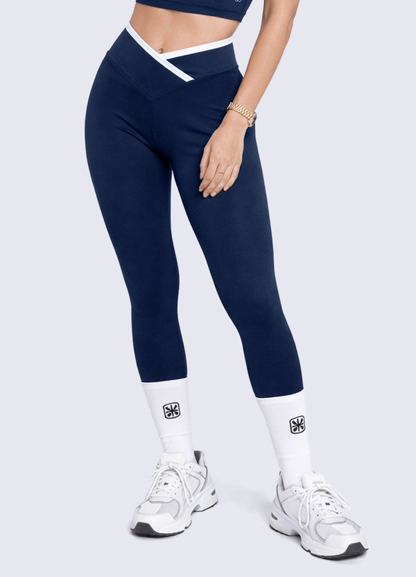 LEGGING EMANA CONTRAST - AZUL MARINO LEGGINGS WIN ROPA DEPORTIVA Azul marino S 