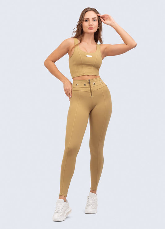 LEGGING EMANA CORSET-CAMEL LEGGING WIN ROPA DEPORTIVA 