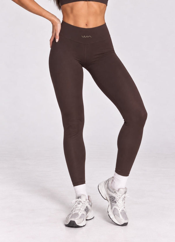 LEGGING EMANA CUMBRE - MARRON OSCURO LEGGINGS WIN ROPA DEPORTIVA MARRON OSCURO S 