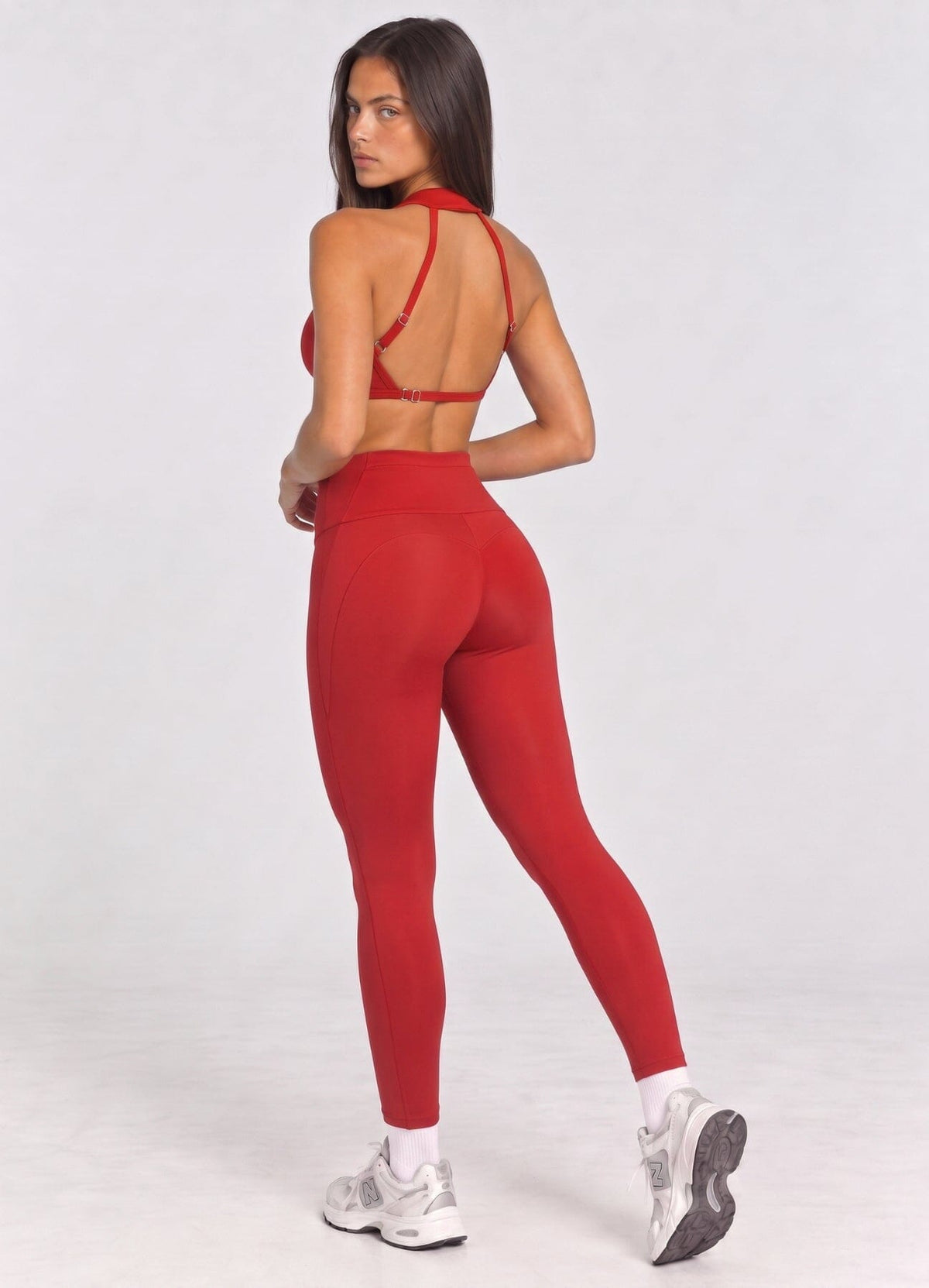 LEGGING EMANA CUMBRE - ROJO LEGGINGS WIN ROPA DEPORTIVA 