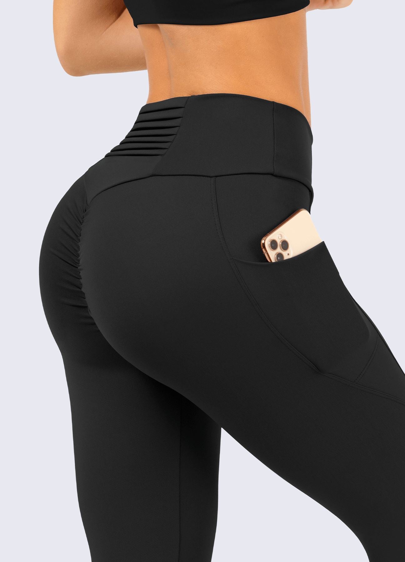 LEGGING EMANA DOUBLE PUSH-UP-NEGRO LEGGINGS WIN 