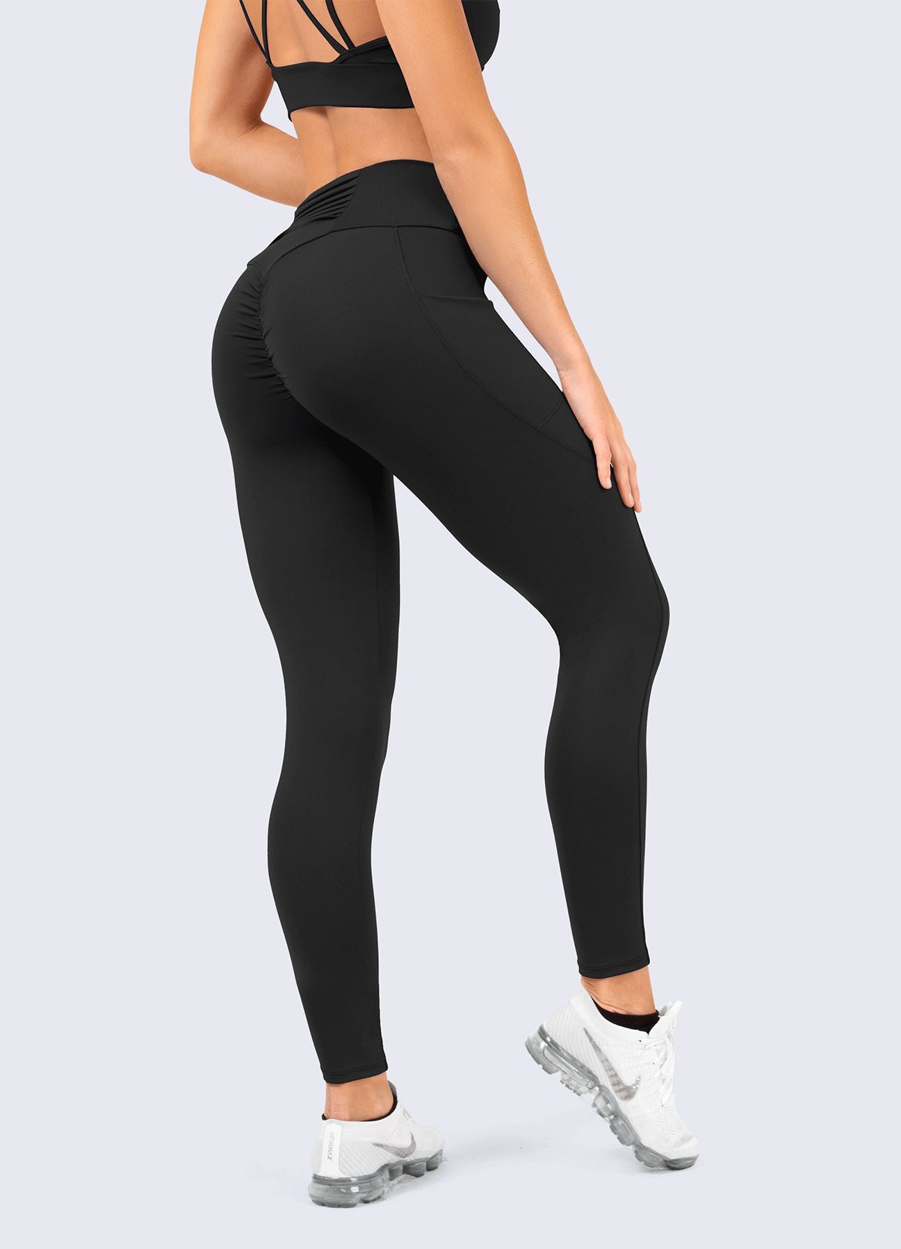 LEGGING EMANA DOUBLE PUSH-UP-NEGRO LEGGINGS WIN 