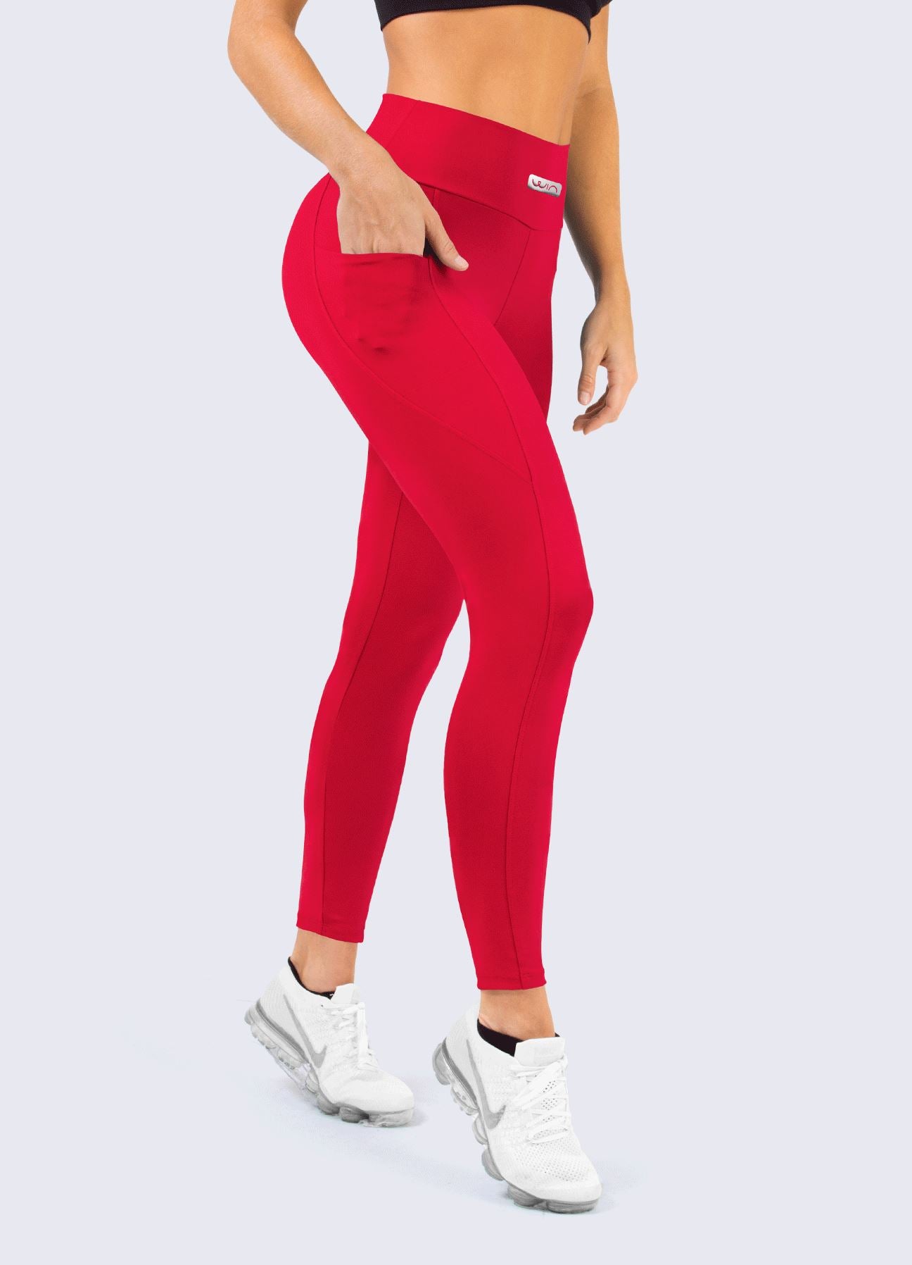 LEGGING EMANA DOUBLE PUSH-UP-ROJO LEGGINGS WIN 