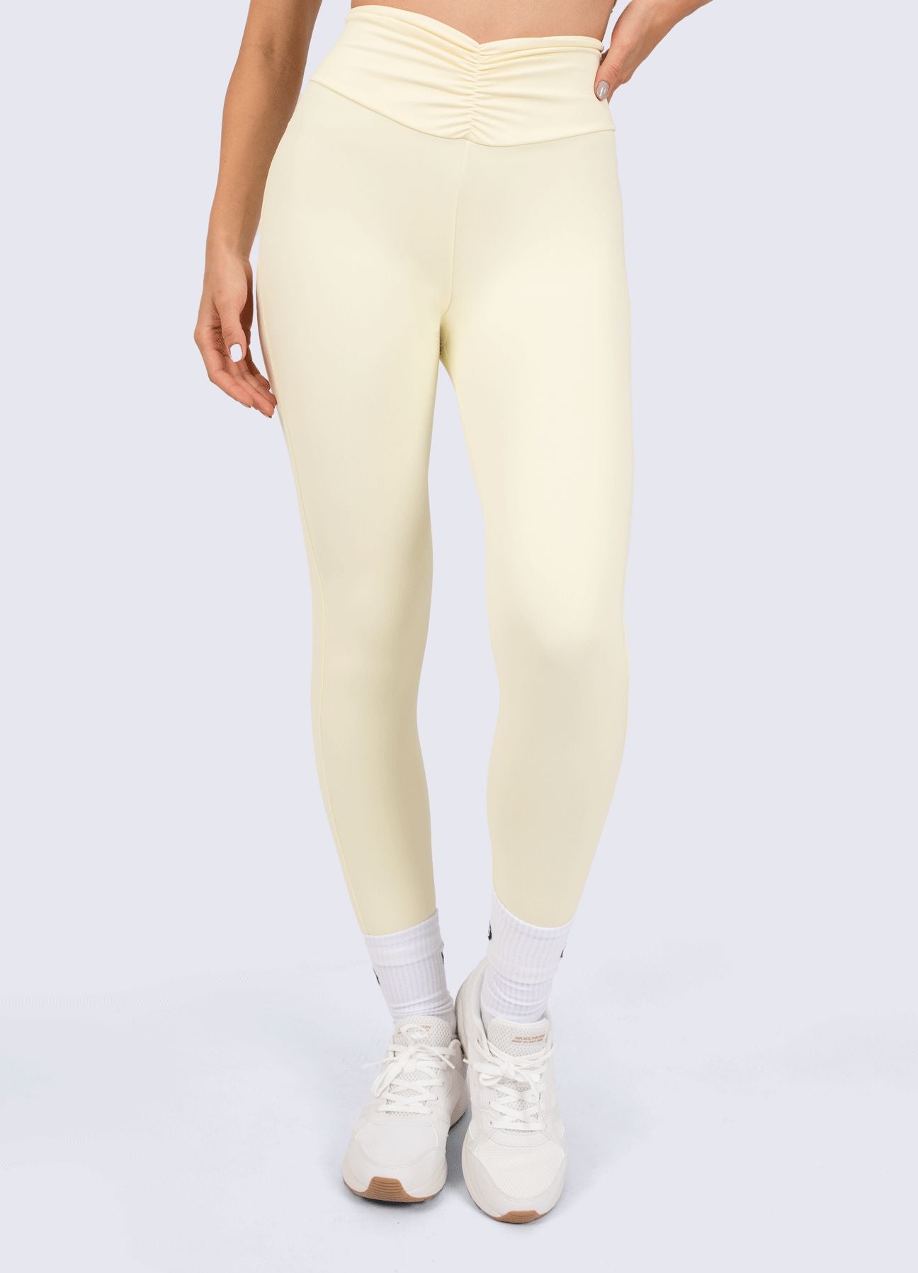 LEGGING EMANA FLOW - BUTTERCREAM LEGGINGS WIN ROPA DEPORTIVA S Buttercream 