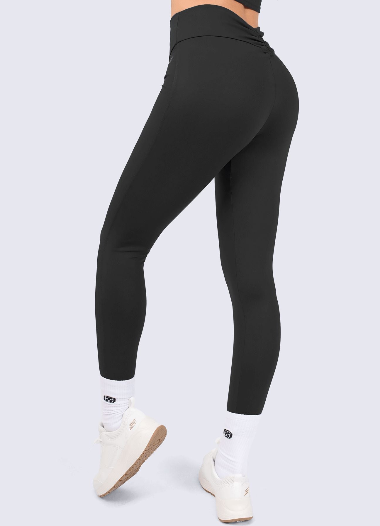 LEGGING EMANA FLOW - NEGRO LEGGINGS WIN ROPA DEPORTIVA 