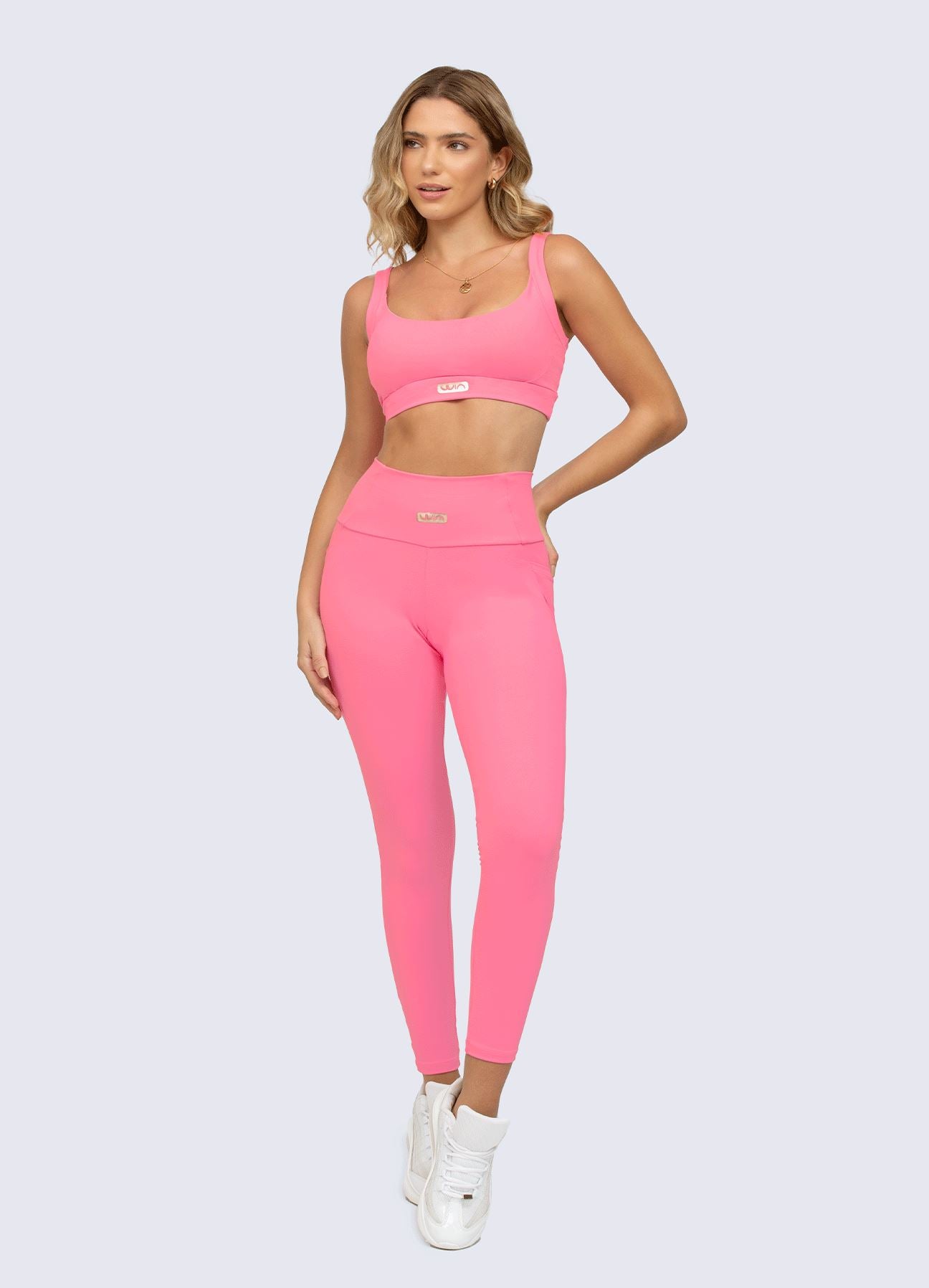 LEGGING EMANA NO LIMITS - CHICLE CLARO WINropadeportiva 