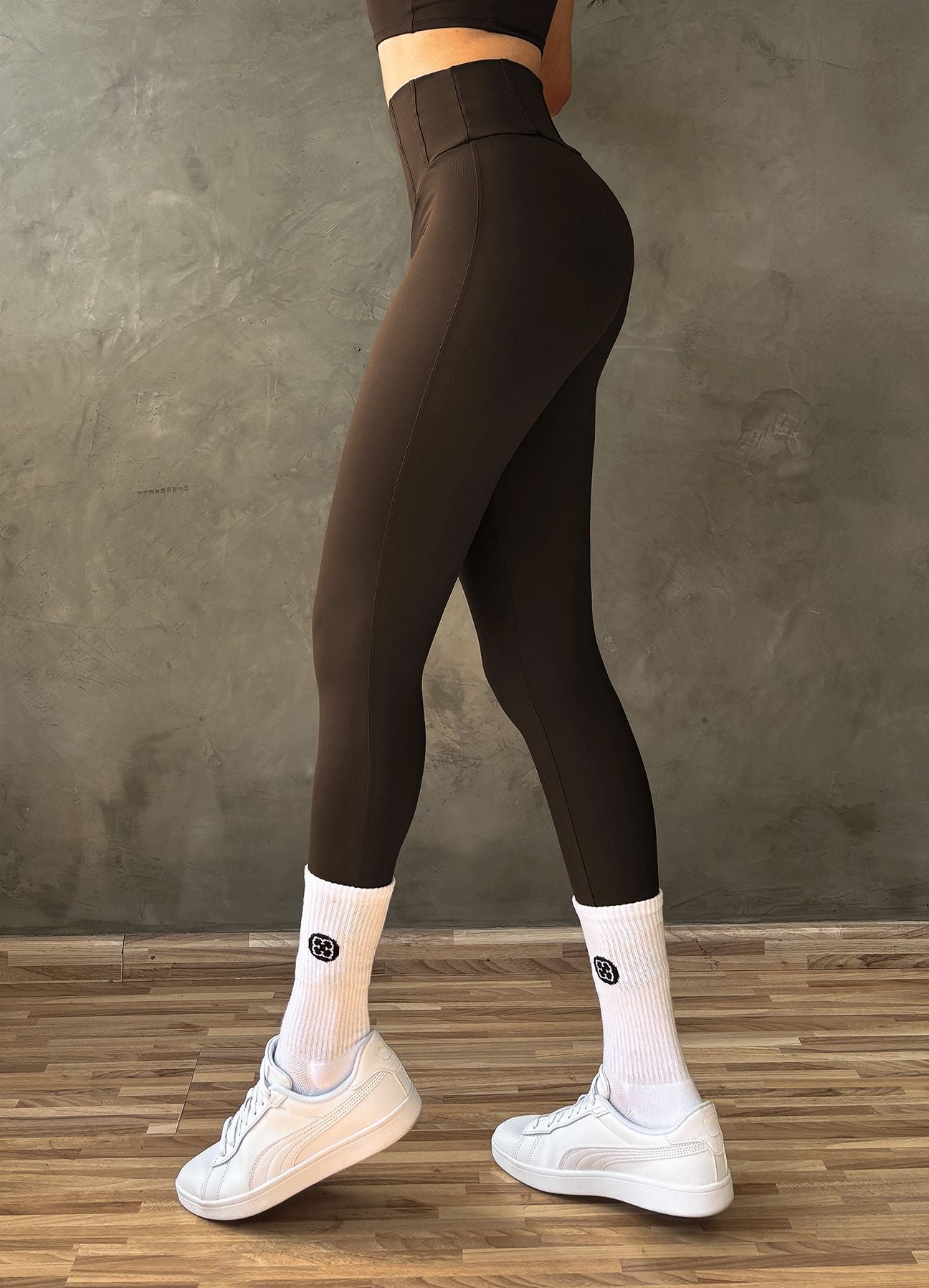 LEGGING EMANA PLAY - MARRÓN OSCURO WIN ROPA DEPORTIVA marron S 