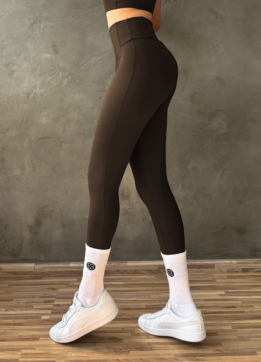 LEGGING EMANA PLAY - MARRÓN OSCURO WIN ROPA DEPORTIVA marron S 