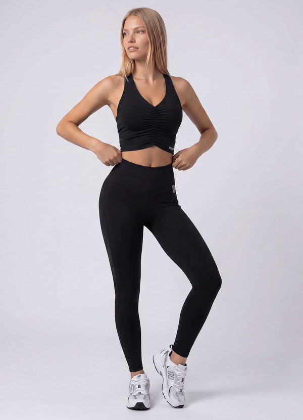 LEGGING EMANA POWER SCRUNCH - NEGRO LEGGINGS WIN ROPA DEPORTIVA negro S 