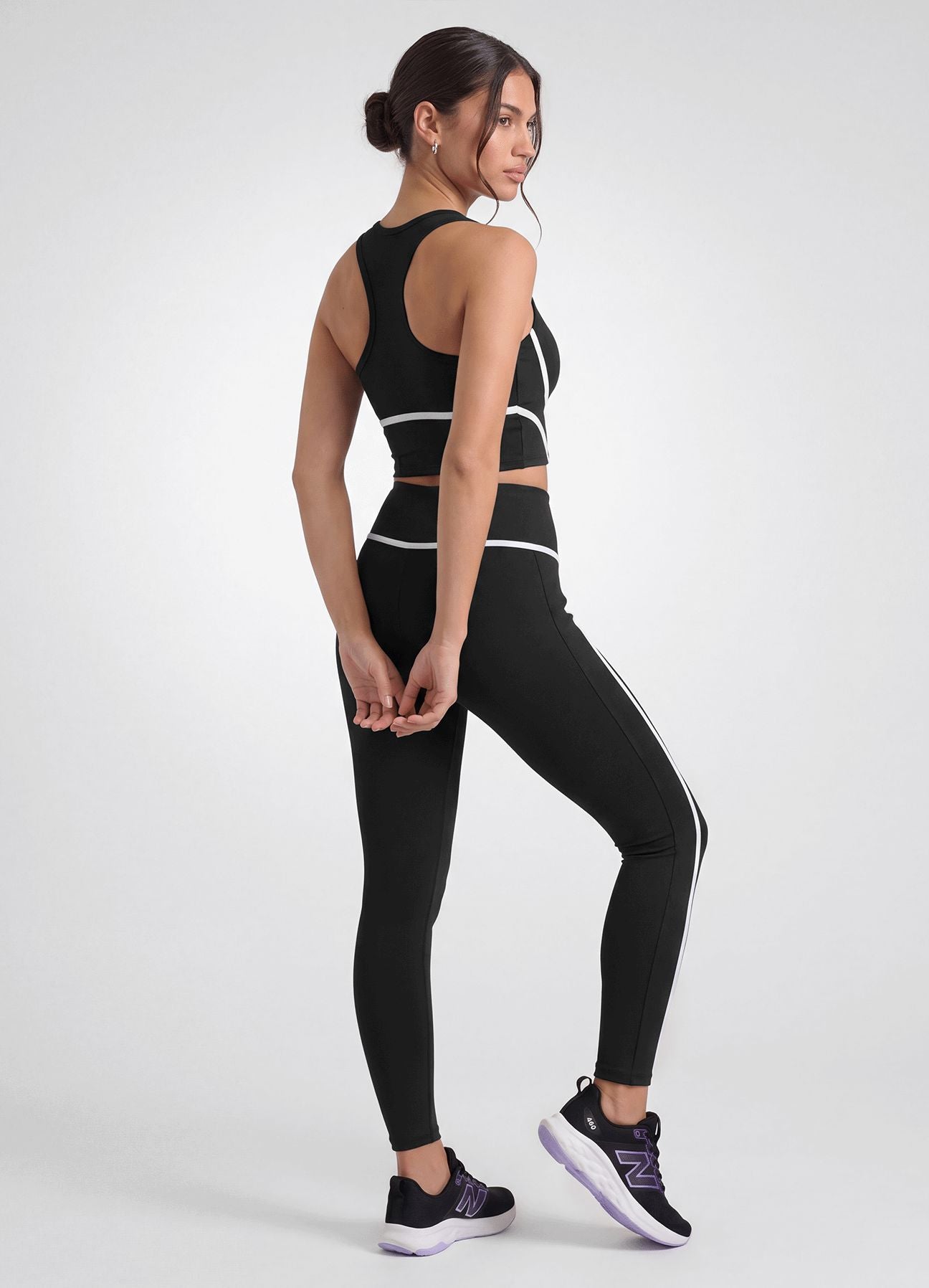 LEGGING EMANA PULSE - NEGRO LEGGINGS WIN ROPA DEPORTIVA 