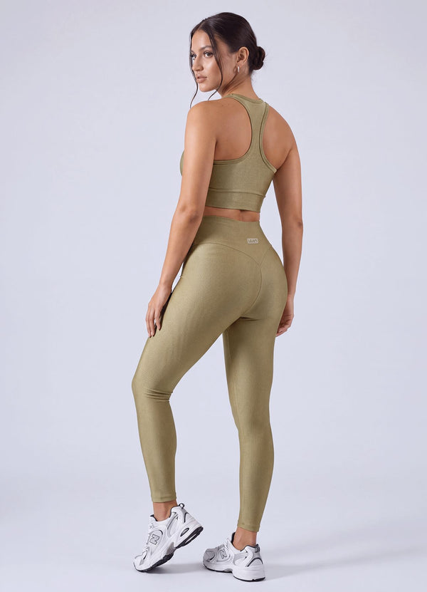 LEGGING EMANA RADIANCE - VERDE HOJA LEGGINGS WIN ROPA DEPORTIVA 